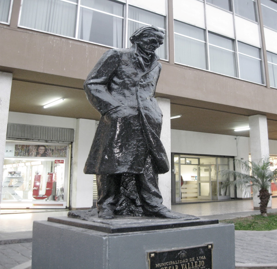 Estatua Histórica Del Poeta César Vallejo Desaparece Del Centro De Lima