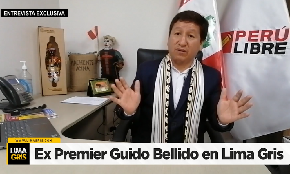 Expremier Guido Bellido: "Si Perú Libre fuera partido de gobierno, nunca  hubiera permitido las cosas que hoy se están viendo" [VIDEO] - Lima Gris